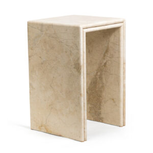 Brecia Roma Marble Double Bullnose Coffee Table (MH2)