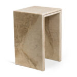 Brecia Roma Marble Double Bullnose Coffee Table (MH3)