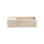 Taj Mahal Quartzite Honed Wall Mounted Basin (MH2)