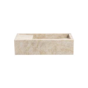 Taj Mahal Quartzite Honed Wall Mounted Basin (MH2)