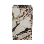Calacatta Viola Marble Honed Rectangular Freestanding Basin