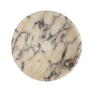 Calacatta Viola Marble Round Honed Basin 2116