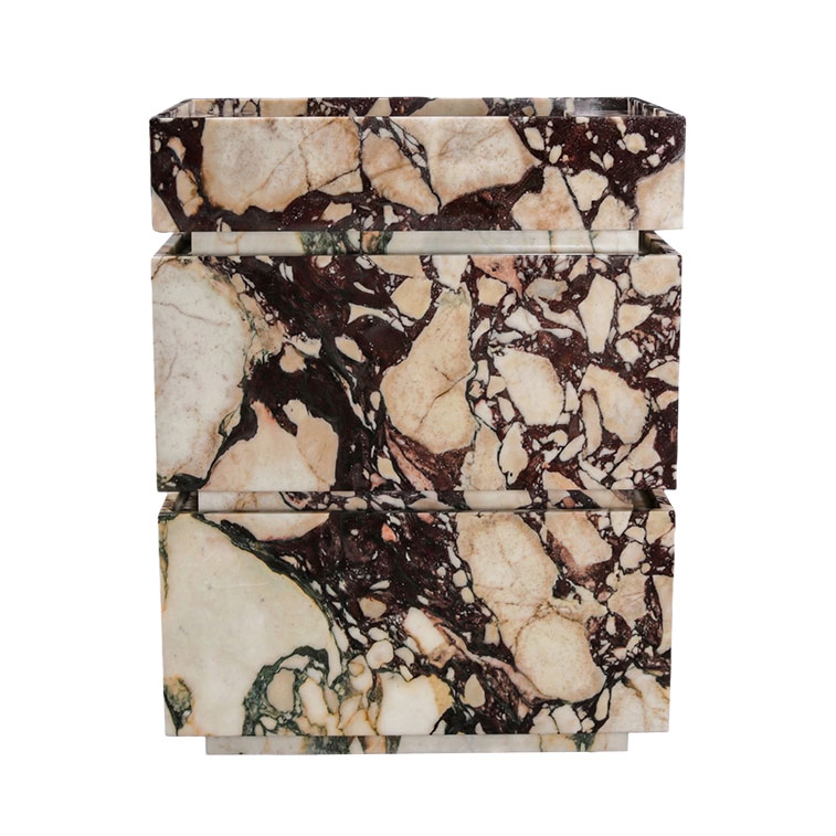 Calacatta Viola Marble Honed Vanity Unit + Integrated Sink
