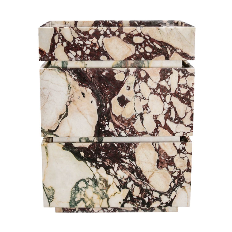 Calacatta Viola Marble Honed Vanity Unit + Integrated Sink