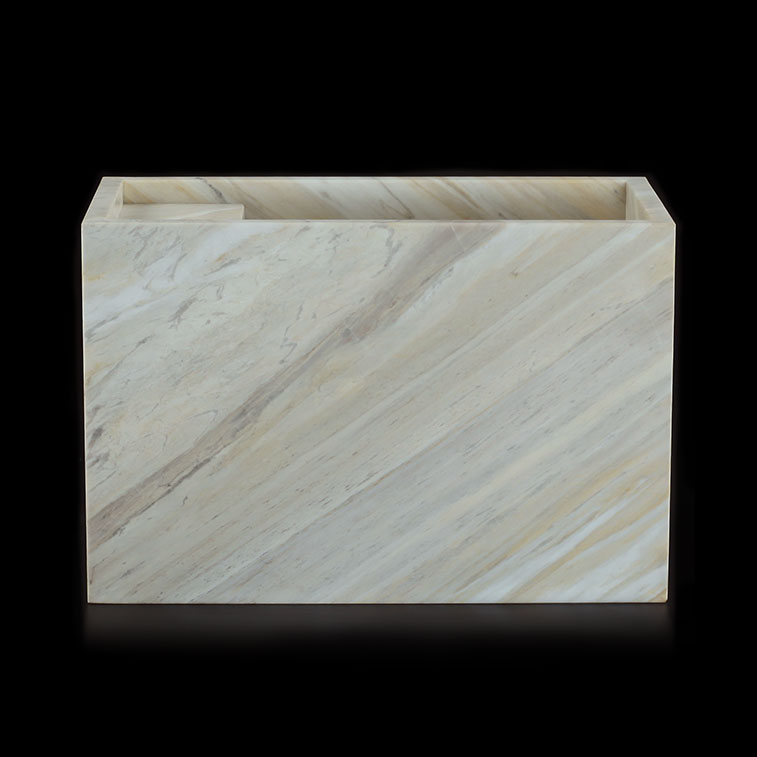 Gold Santorini Marble Honed Wall Mounted Basin