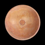 Rosso Travertine Round Basin