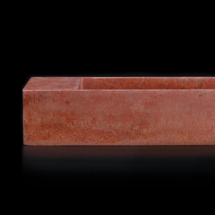 Rosso Travertine Basin