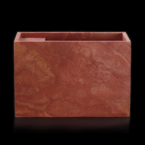 Rosso Travertine Wall Mounted Basin