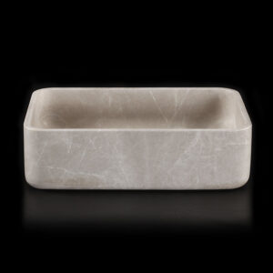 Senorita Grigio Marble Honed Rectangular Basin