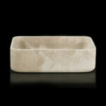 Senorita Grigio Marble Honed Rectangular Basin