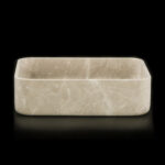 Senorita Grigio Marble Honed Rectangular Basin