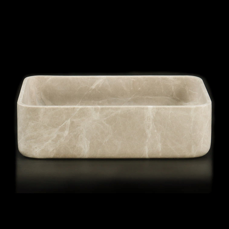 Senorita Grigio Marble Honed Rectangular Basin