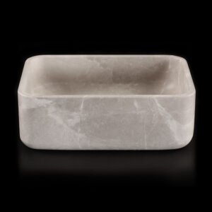 Senorita Grigio Marble Honed Rectangular Basin