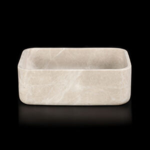 Senorita Grigio Marble Honed Rectangular Basin