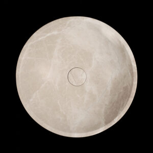 Senorita Grigio Marble Honed Round Basin 2110