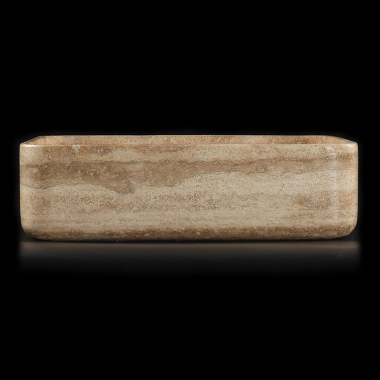 Silver Travertine Basin