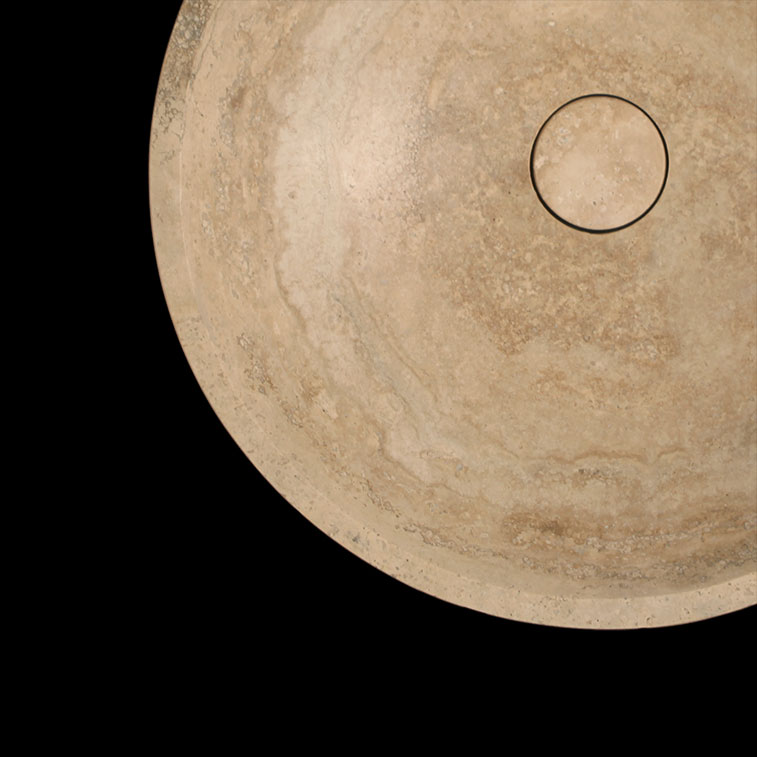 Travertine Light Stone Basin