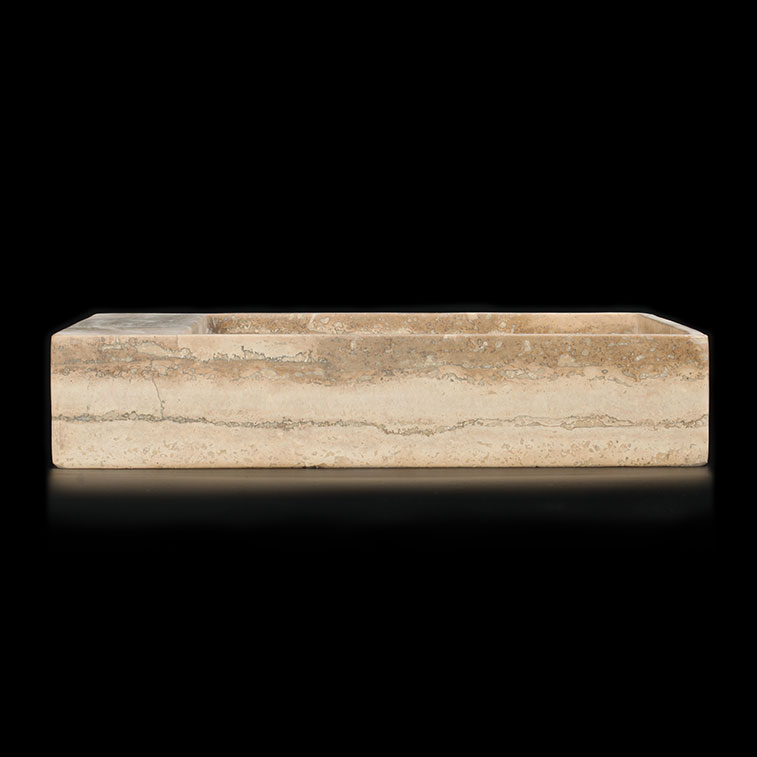 Travertine Light stone basin