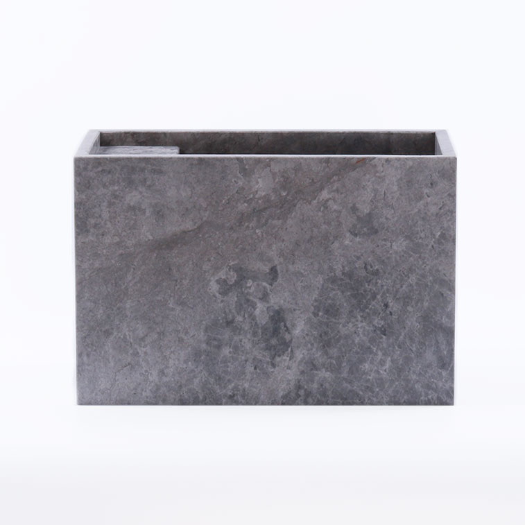 Tundra Grey Marble Honed Wall Mounted Basin