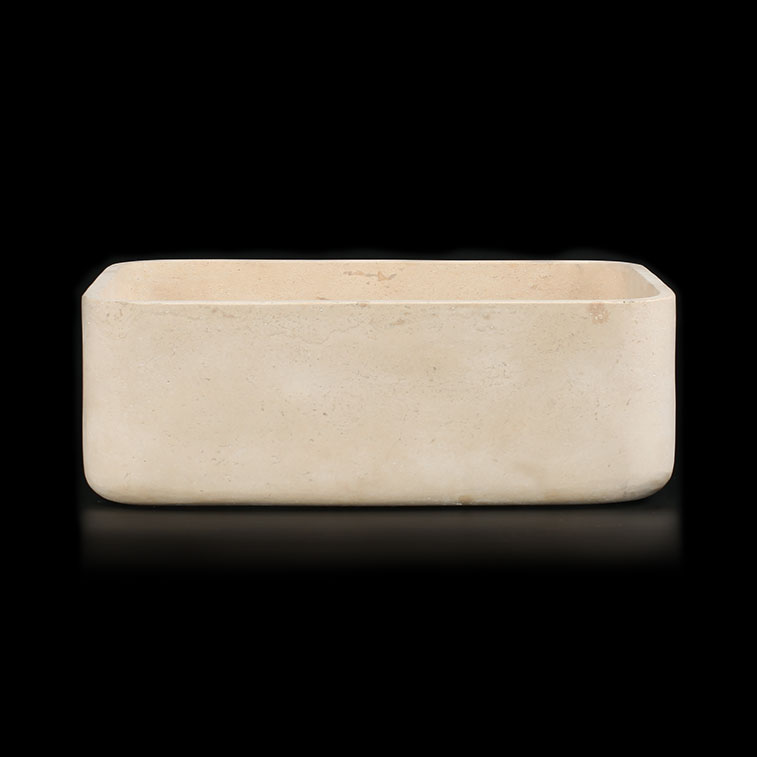 Travertine Light Filled Honed Basin