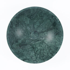 Verde Green Marble Honed Round Basin