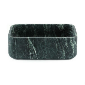 Verde Tinus Marble Rectangular Honed Basin