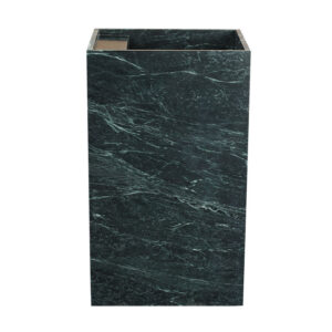 Verde Tinus Marble Honed Rectangular Freestanding Basin