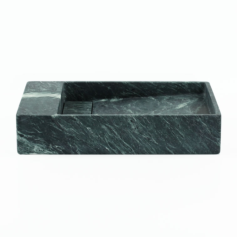 Verde Tinus Marble Honed Wall Mounted Basin