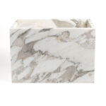 Calacatta Vagly Marble Honed Wall Mounted Basin (MH4)