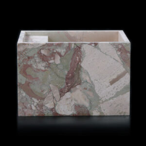 Breccia Rose Marble Honed Wall Mounted Basin 2109