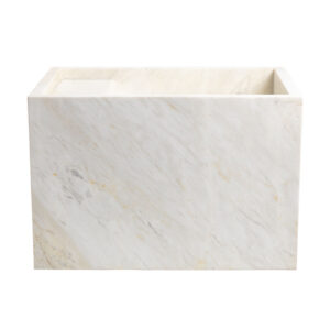 Gold Santorini Marble Honed Wall Mounted Basin (MH2)