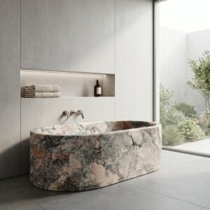 Four Season Marble Honed Bathtub