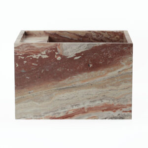 Arabescato Rosso Marble Honed Wall Mounted Basin 2209
