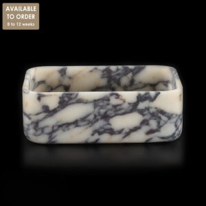 Calacatta Viola Marble Rectangular Honed Basin SS47