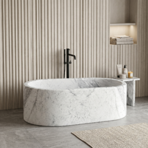 Statuario Marble Honed Bathtub