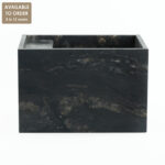Titanium Gold Granite Leathered Wall Mounted Basin SS08