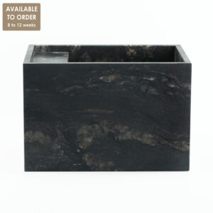 Titanium Gold Granite Leathered Wall Mounted Basin SS08