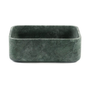 Verde Green Marble Honed Rectangular Basin 2246