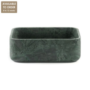 Verde Green Marble Honed Rectangular Basin SS45