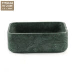 Verde Green Marble Honed Rectangular Basin SS47
