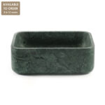 Verde Green Marble Honed Rectangular Basin SS48