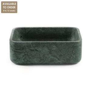 Verde Green Marble Honed Rectangular Basin SS48
