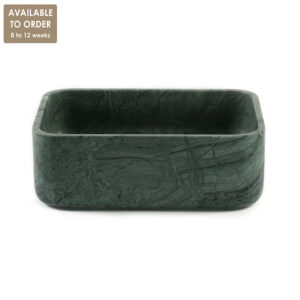 Verde Green Marble Honed Rectangular Basin SS49