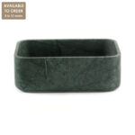 Verde Green Marble Honed Rectangular Basin SS50