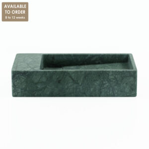 Verde Green Marble (Solid Block) Honed Wall Mounted Basin SS04