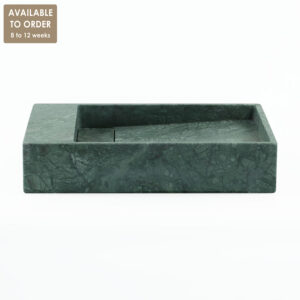 Verde Green Marble (Solid Block) Honed Wall Mounted Basin SS07