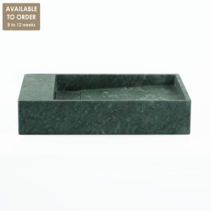 Verde Green Marble (Solid Block) Honed Wall Mounted Basin SS08
