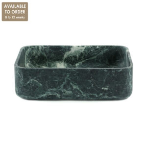 Verde Tinus Marble Rectangular Honed Basin SS31