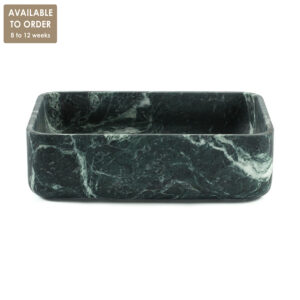 Verde Tinus Marble Rectangular Honed Basin SS33