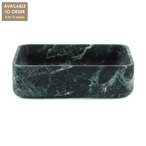 Verde Tinus Marble Rectangular Honed Basin SS34